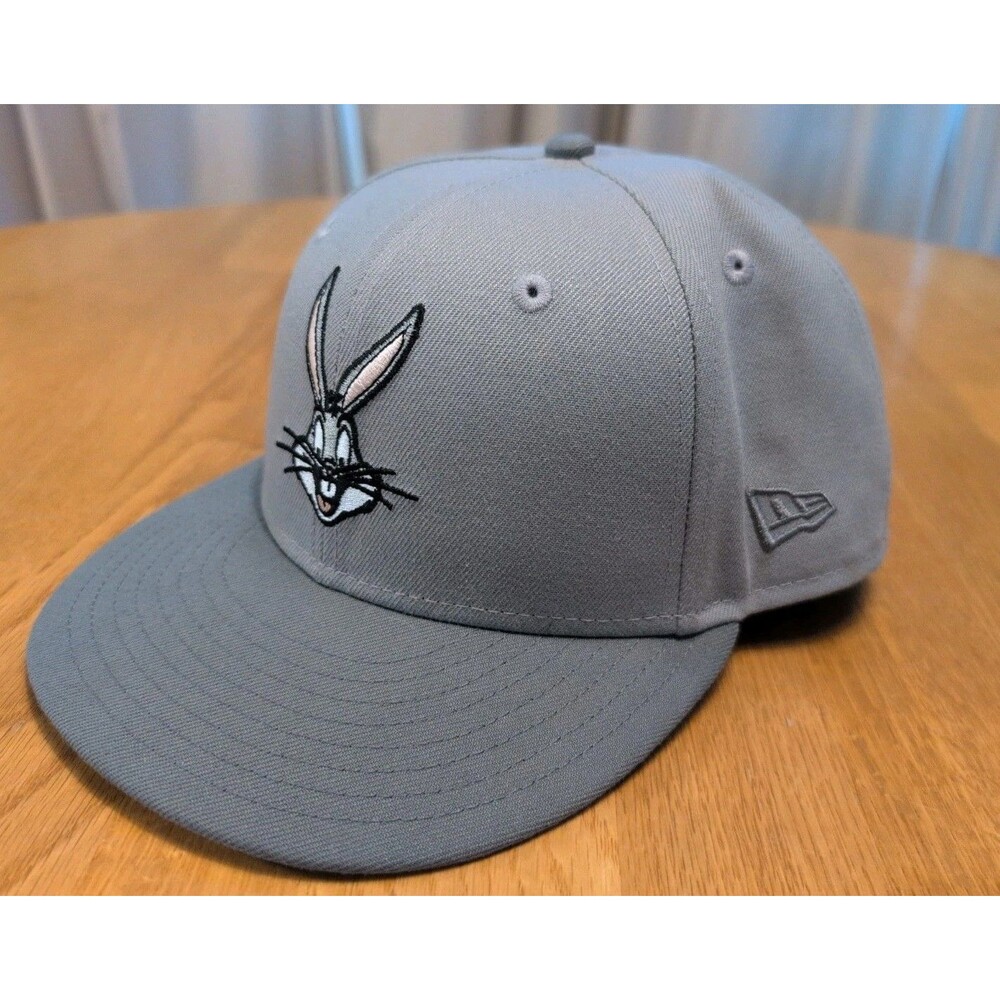 New Era 9FIFTY Bugs Bunny Looney Tunes Snapback Hat Gray 7 1/4 Cap